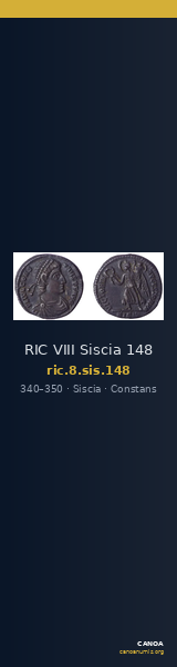 RIC VIII Siscia 148 — CANOA