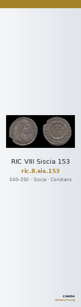 RIC VIII Siscia 153 — CANOA