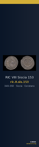 RIC VIII Siscia 153 — CANOA