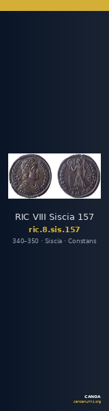 RIC VIII Siscia 157 — CANOA