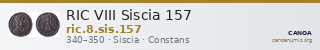 RIC VIII Siscia 157 — CANOA