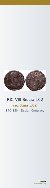 RIC VIII Siscia 162 — CANOA