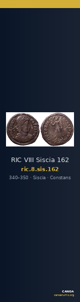 RIC VIII Siscia 162 — CANOA