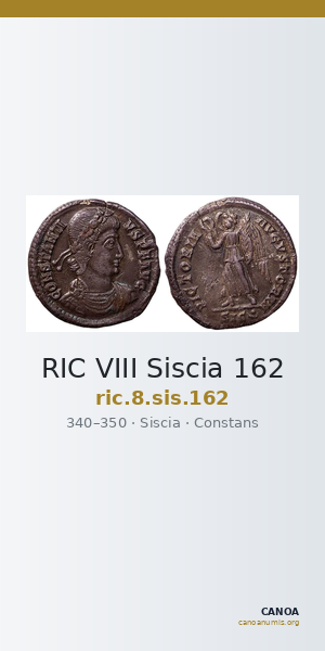RIC VIII Siscia 162 — CANOA