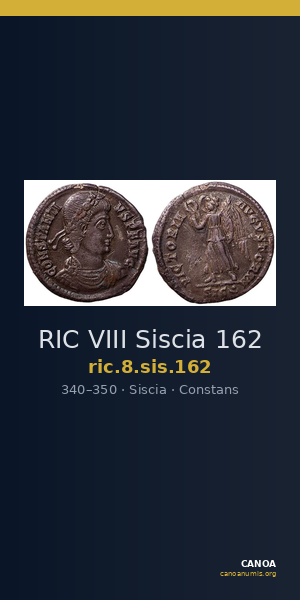 RIC VIII Siscia 162 — CANOA