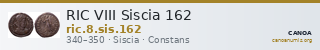 RIC VIII Siscia 162 — CANOA