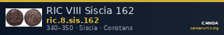 RIC VIII Siscia 162 — CANOA