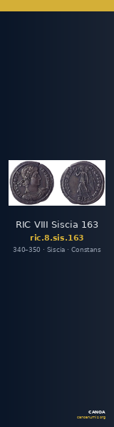 RIC VIII Siscia 163 — CANOA