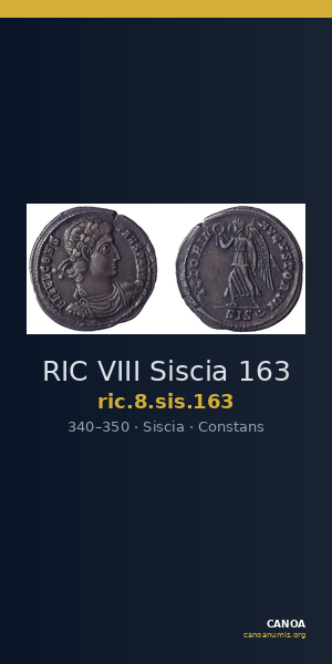 RIC VIII Siscia 163 — CANOA