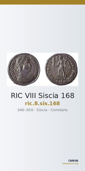 RIC VIII Siscia 168 — CANOA