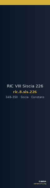 RIC VIII Siscia 226 — CANOA