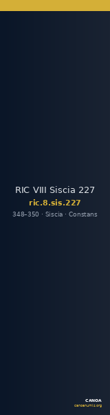 RIC VIII Siscia 227 — CANOA