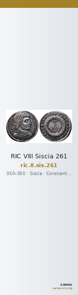 RIC VIII Siscia 261 — CANOA