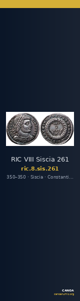 RIC VIII Siscia 261 — CANOA