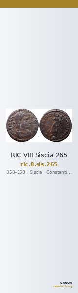 RIC VIII Siscia 265 — CANOA