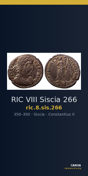 RIC VIII Siscia 266 — CANOA