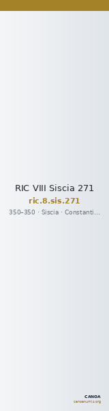 RIC VIII Siscia 271 — CANOA