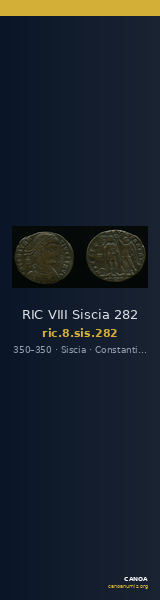 RIC VIII Siscia 282 — CANOA