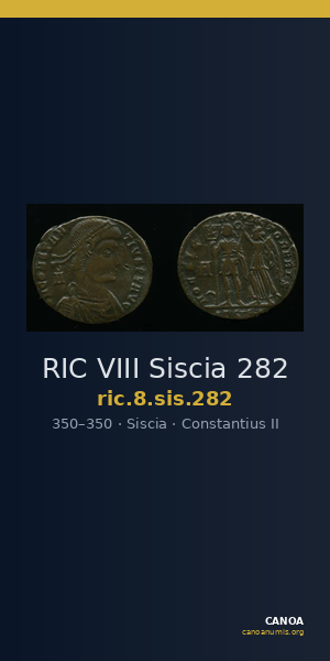 RIC VIII Siscia 282 — CANOA