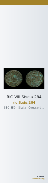 RIC VIII Siscia 284 — CANOA