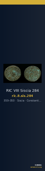 RIC VIII Siscia 284 — CANOA