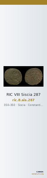 RIC VIII Siscia 287 — CANOA