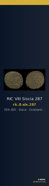 RIC VIII Siscia 287 — CANOA