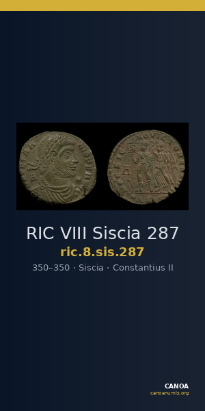 RIC VIII Siscia 287 — CANOA