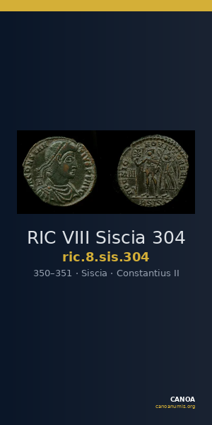 RIC VIII Siscia 304 — CANOA