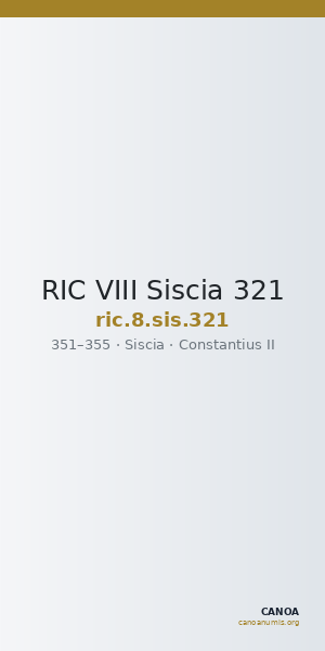 RIC VIII Siscia 321 — CANOA