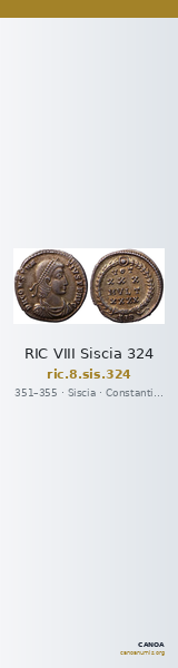 RIC VIII Siscia 324 — CANOA