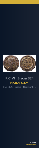 RIC VIII Siscia 324 — CANOA