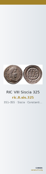 RIC VIII Siscia 325 — CANOA