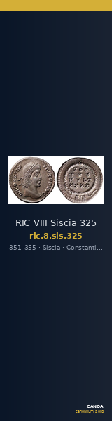 RIC VIII Siscia 325 — CANOA