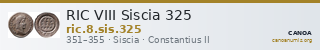 RIC VIII Siscia 325 — CANOA