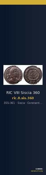 RIC VIII Siscia 360 — CANOA