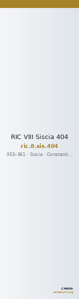 RIC VIII Siscia 404 — CANOA