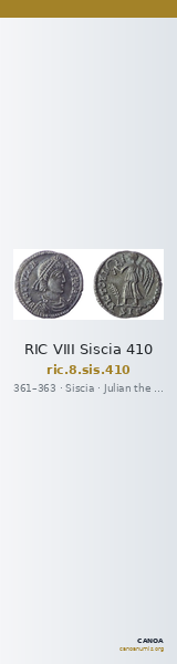 RIC VIII Siscia 410 — CANOA
