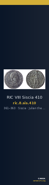RIC VIII Siscia 410 — CANOA