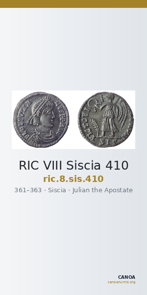 RIC VIII Siscia 410 — CANOA