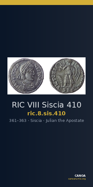RIC VIII Siscia 410 — CANOA