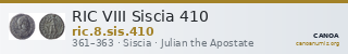 RIC VIII Siscia 410 — CANOA