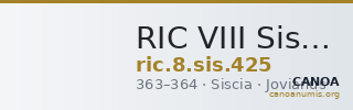 RIC VIII Siscia 425 — CANOA