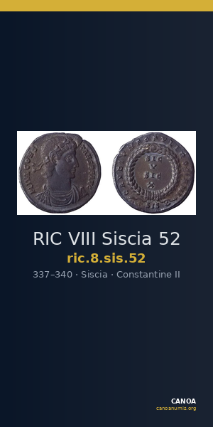 RIC VIII Siscia 52 — CANOA