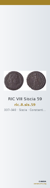 RIC VIII Siscia 59 — CANOA