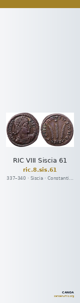 RIC VIII Siscia 61 — CANOA