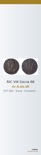 RIC VIII Siscia 68 — CANOA