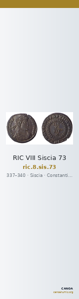 RIC VIII Siscia 73 — CANOA