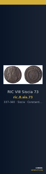 RIC VIII Siscia 73 — CANOA