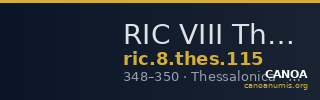 RIC VIII Thessalonica 115 — CANOA
